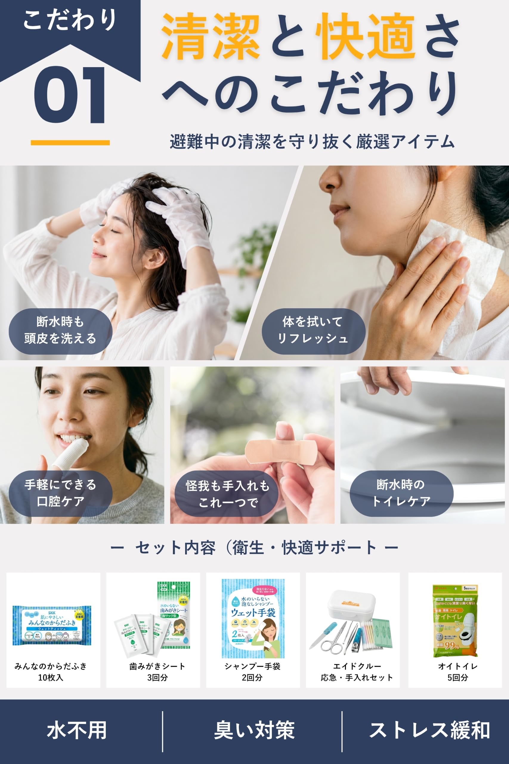 Amazon.co.jp: 【36種類45点 1人用】 防災セット スタンダードタイプ